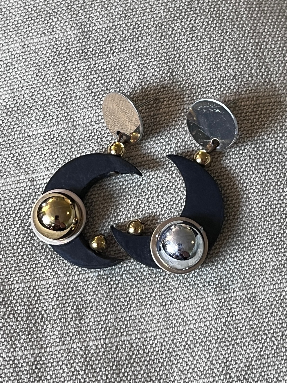 Vintage moon earrings